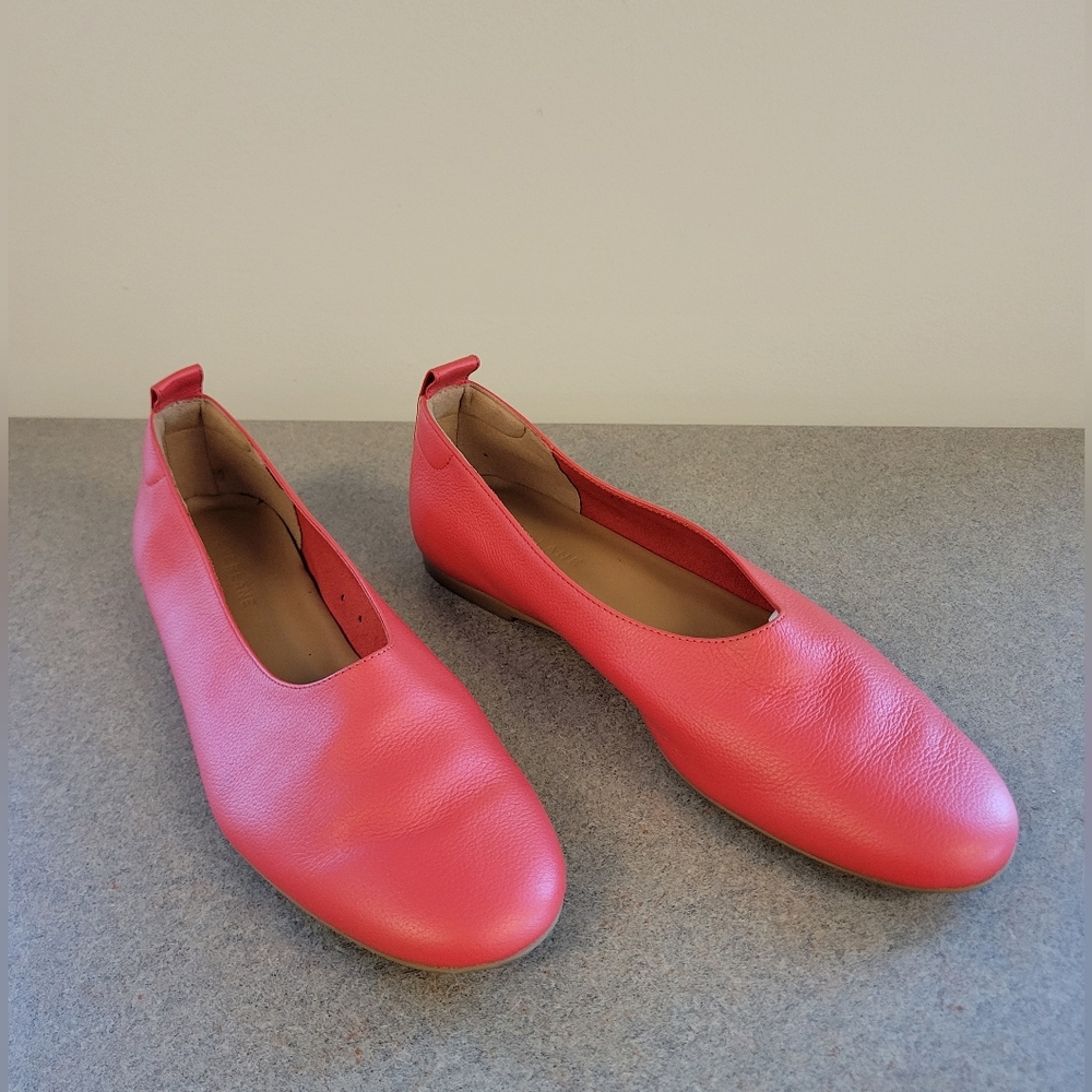 Made in Italy Everlane Red Lofers Slip on Shoes